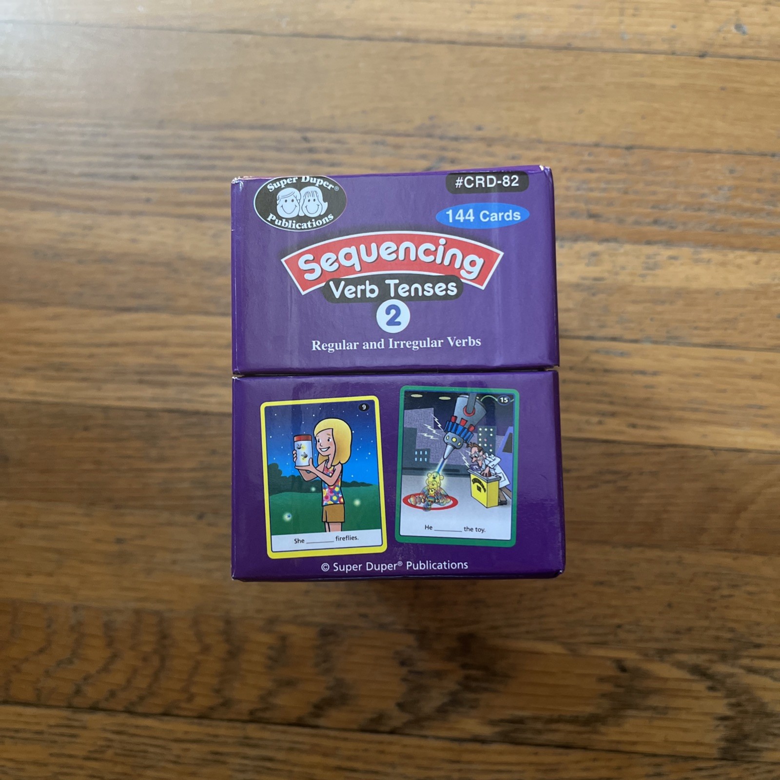 Super Duper Publications: Sequencing Verb Tenses Bundle (Set 1 and Set 2) Cards