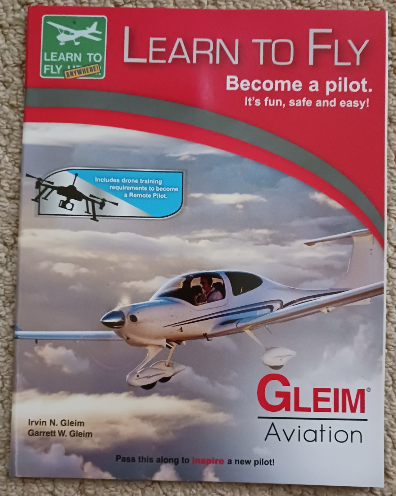 Gleim Private Pilot FAA Knowledge Test Prep 6 Books Training Log New 7th Edition