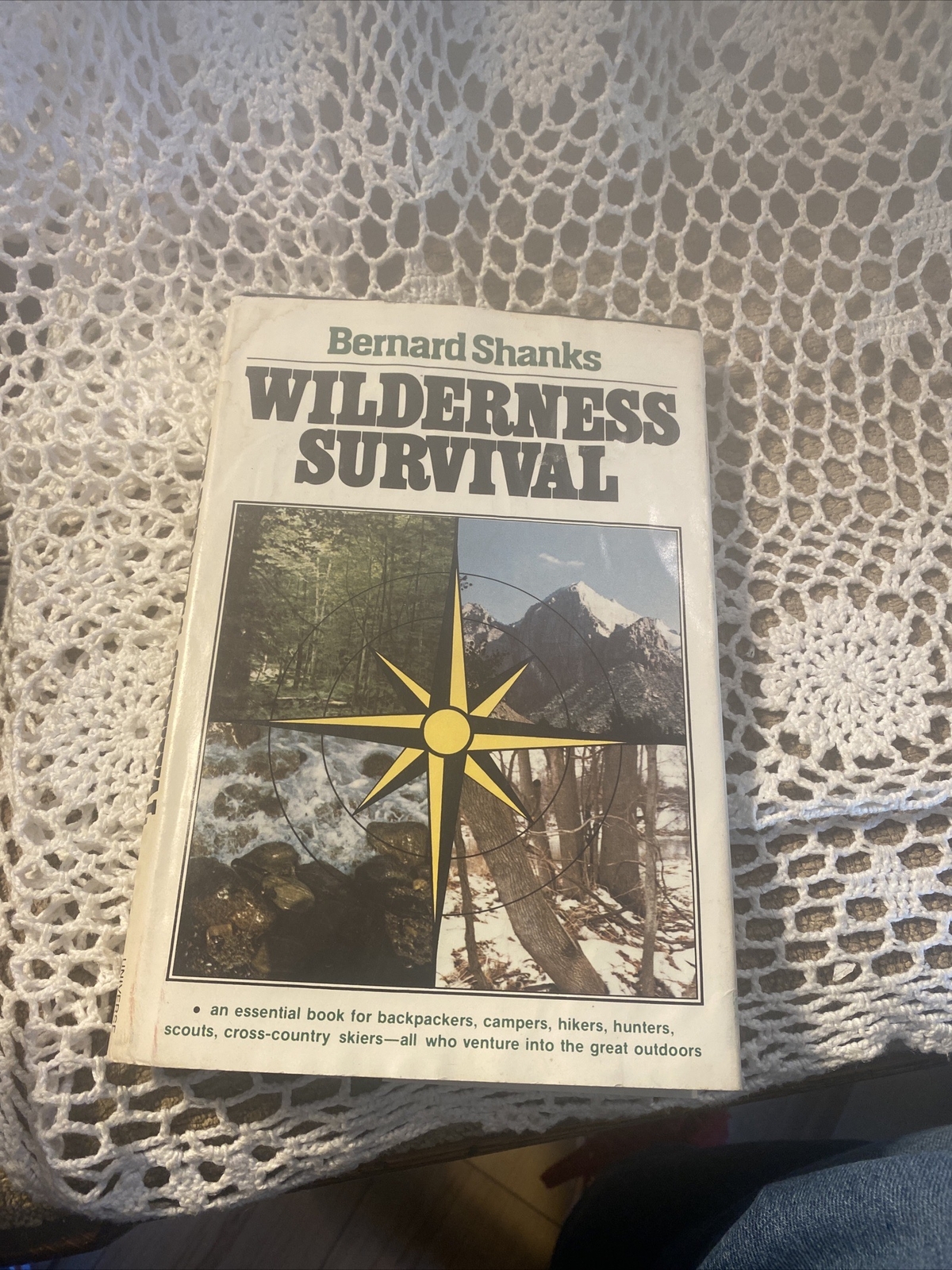 Wilderness Survival by Bernard Shanks 1980, Hardcover with Dust Jacket