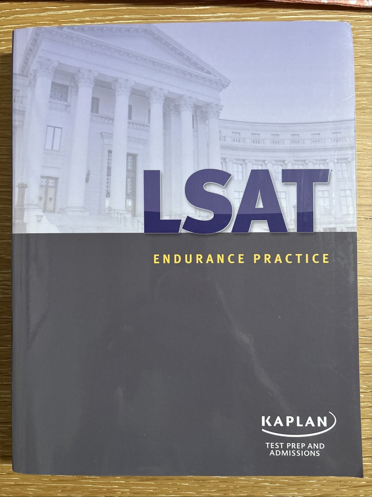 LSAT Endurance Practice 2010 KAPLAN test prep and admissions Softcover book