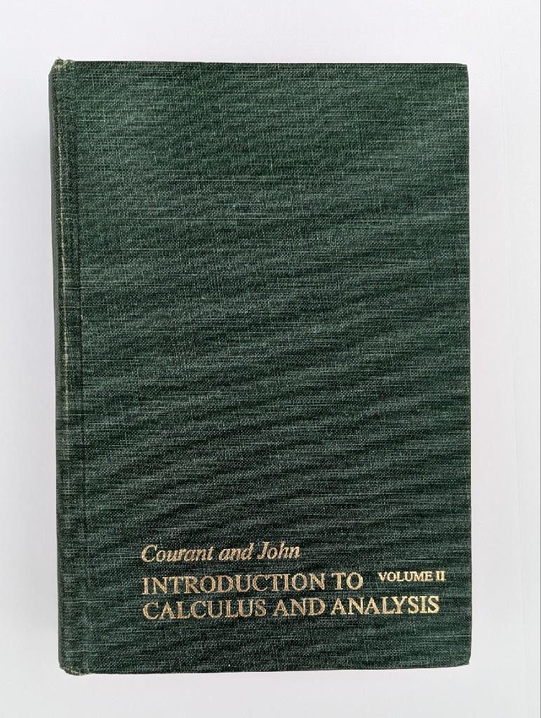 Courant & John Introduction to calculus and Analysis Vol. II 1974 First printing