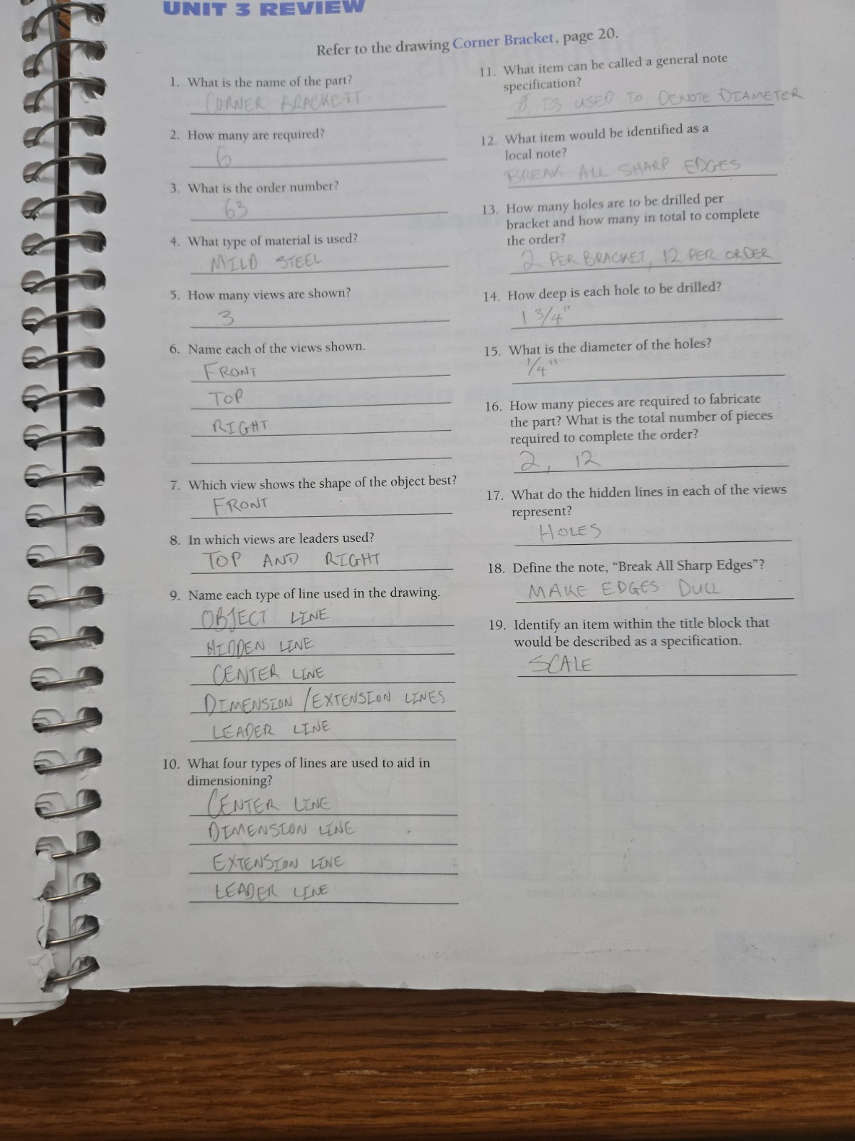 Blueprint Reading for Welders, Spiral bound Version ~ read description