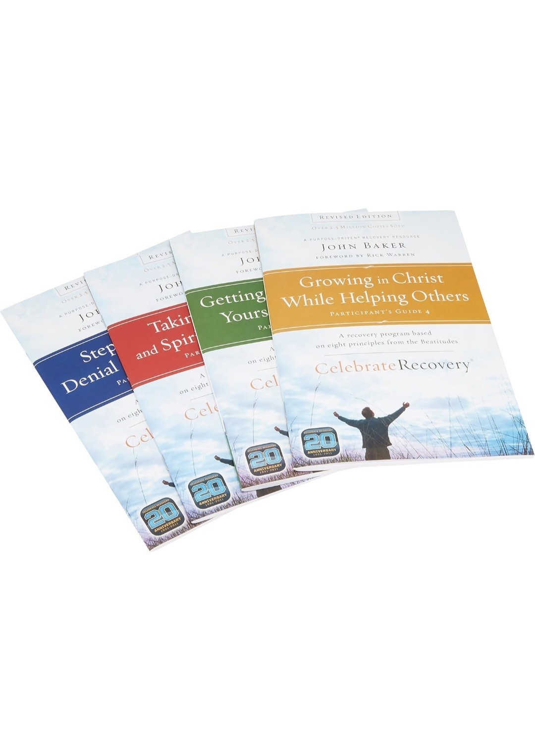 Celebrate Recovery Revised Edition Participant’s Guide Program 4 Book Set NEW