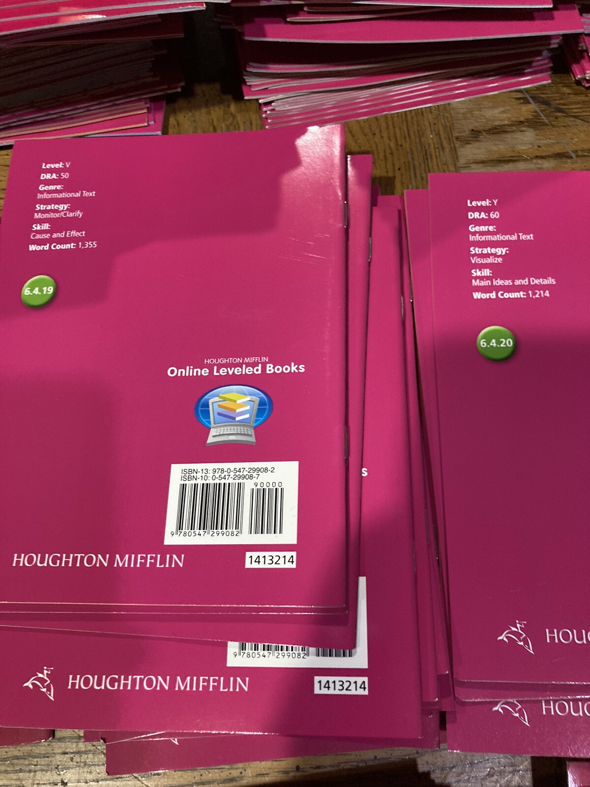 Journeys Houghton Mifflin Leveled Readers Grade 6 Below Level 🟢 25 Book Set