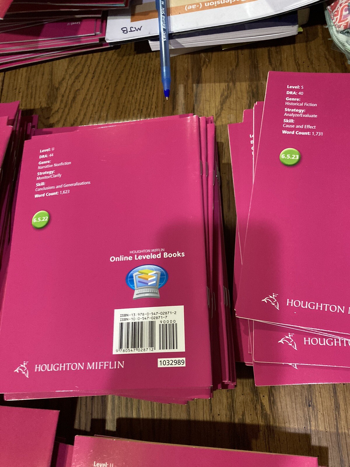 Journeys Houghton Mifflin Leveled Readers Grade 6 Below Level 🟢 25 Book Set