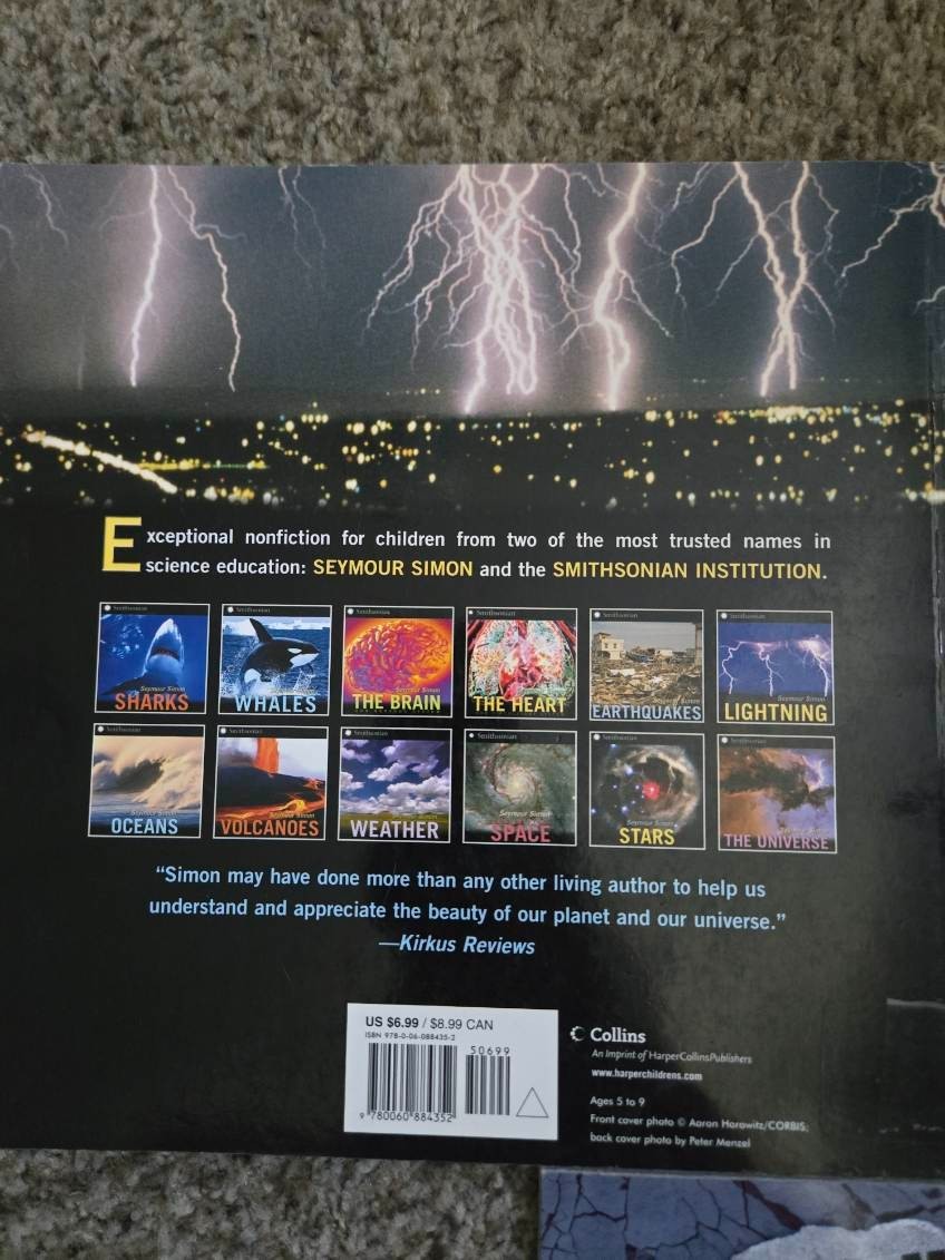Science Weather Earth Book Bundle Elementary Grades Lot of 3 Homeschool Kids