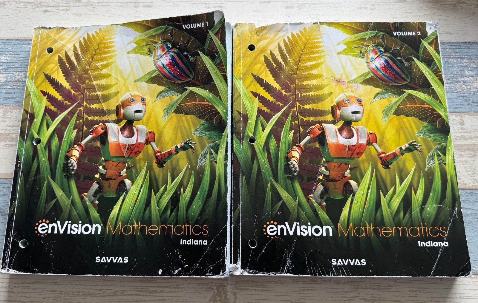 Savvas enVision Mathematics 2023 Grade 6 Volumes 1 and 2 Student Workbooks