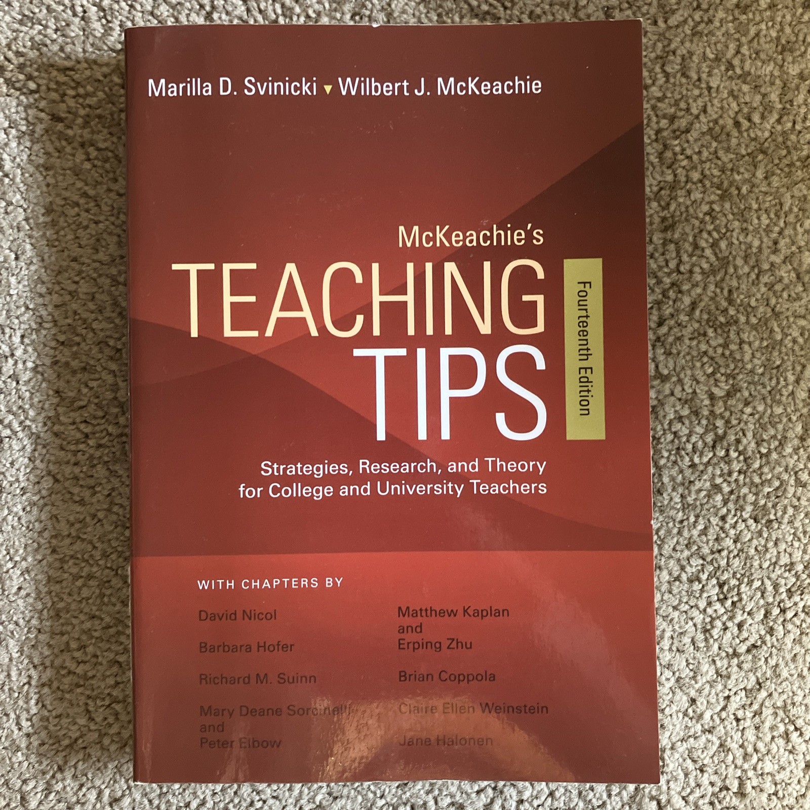 McKeachie’s Teaching Tips – 14th Edition, Used Paperback VERY GOOD