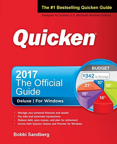 QUICKEN 2017: THE OFFICIAL GUIDE By Bobbi Sandberg **BRAND NEW**