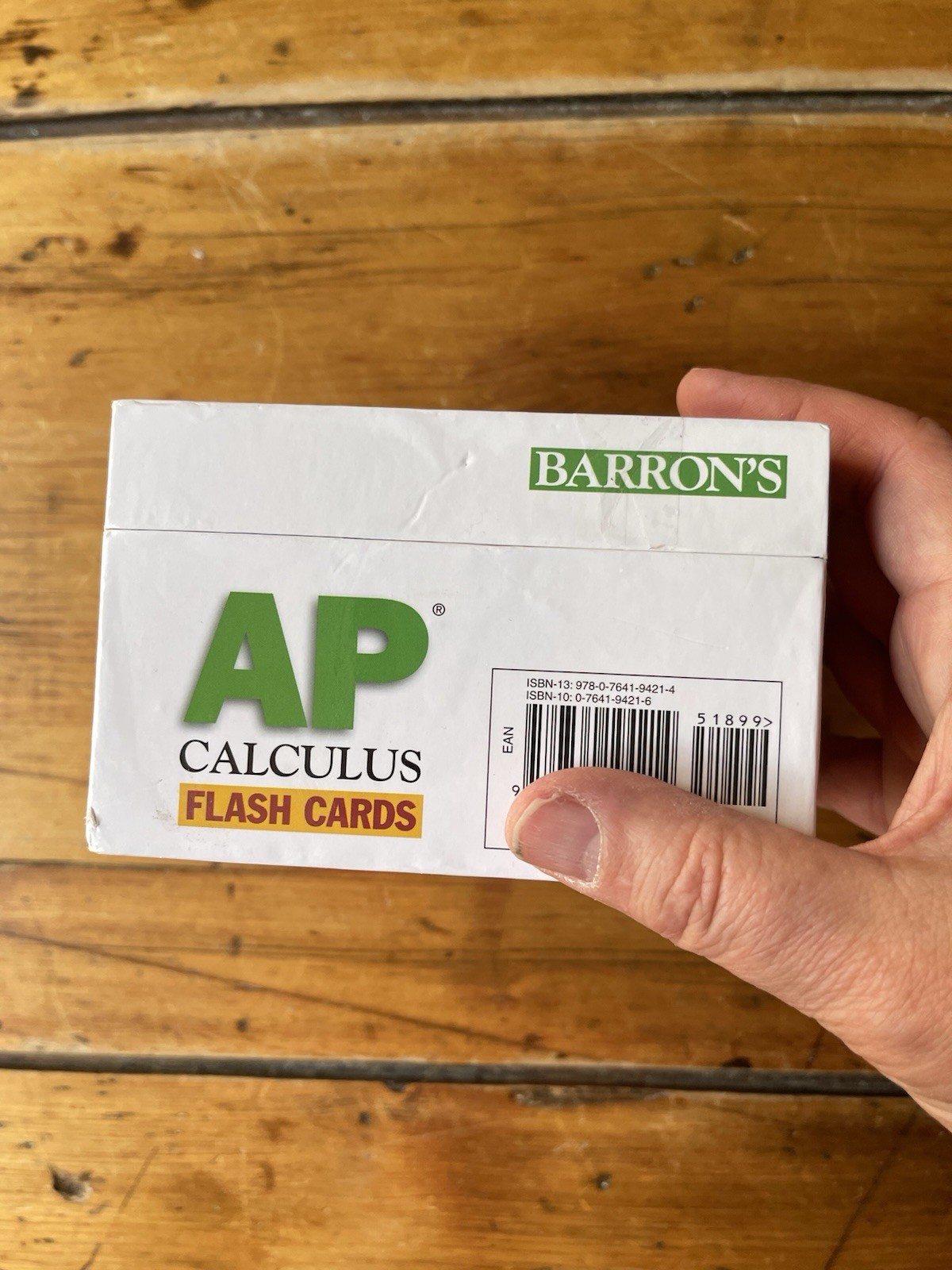 Barron’s AP Calculus Flash Cards: Covers Calculus AB and BC topics (Barron’s: ..