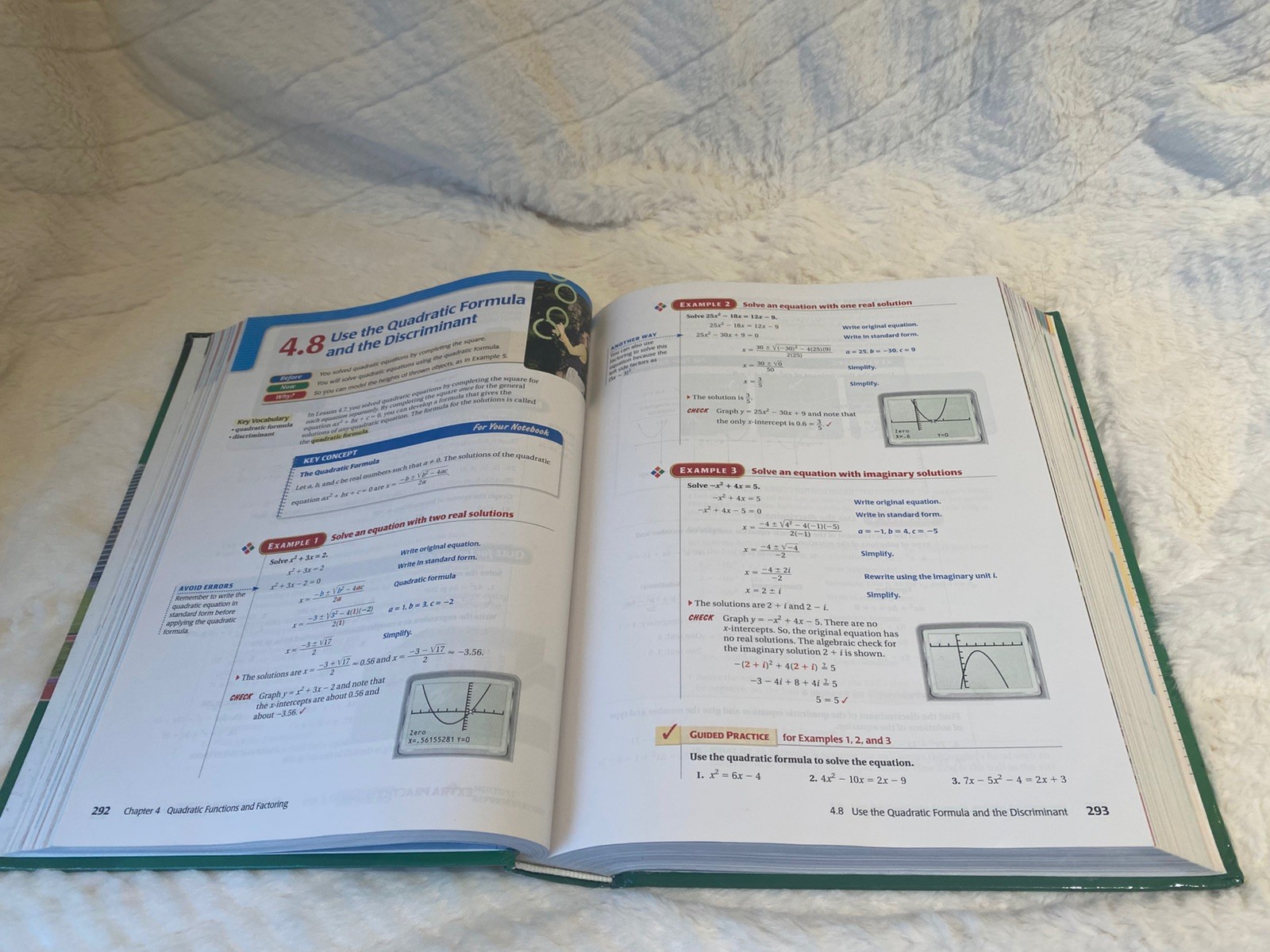 NICE condition! Algebra 2, Holt McDougal, Hardcover . Clean Pages!