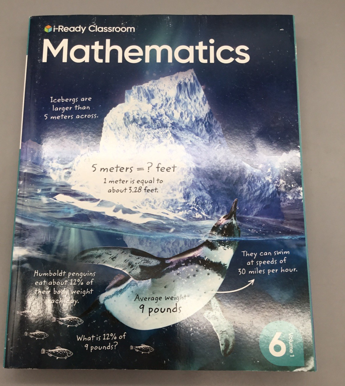 i-Ready Classroom Mathematics grade 6 Volume 1 Workbook