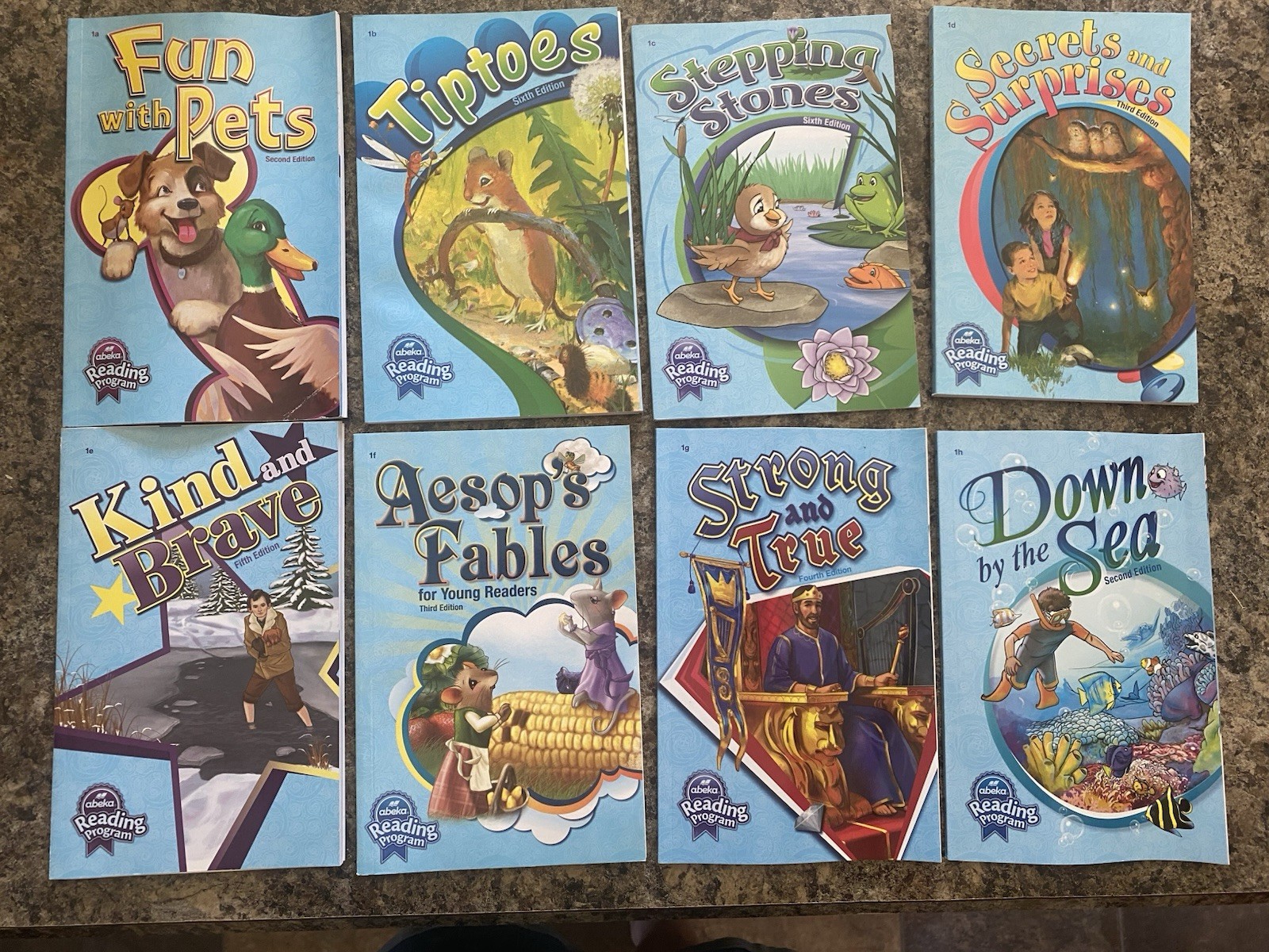 Abeka Reading Program 8 Book Lot Paperback Beginner Elementary Readers