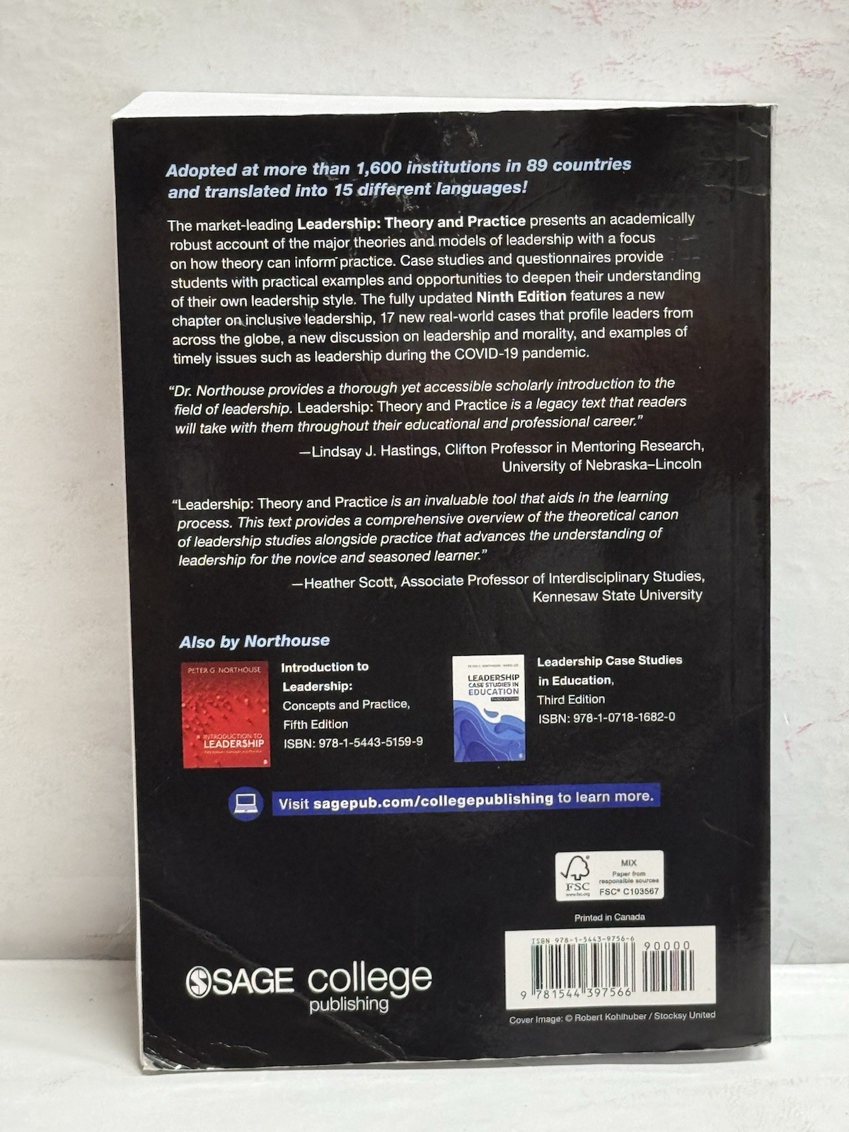 Leadership : Theory and Practice by Peter G. Northouse (2021, Trade Paperback)