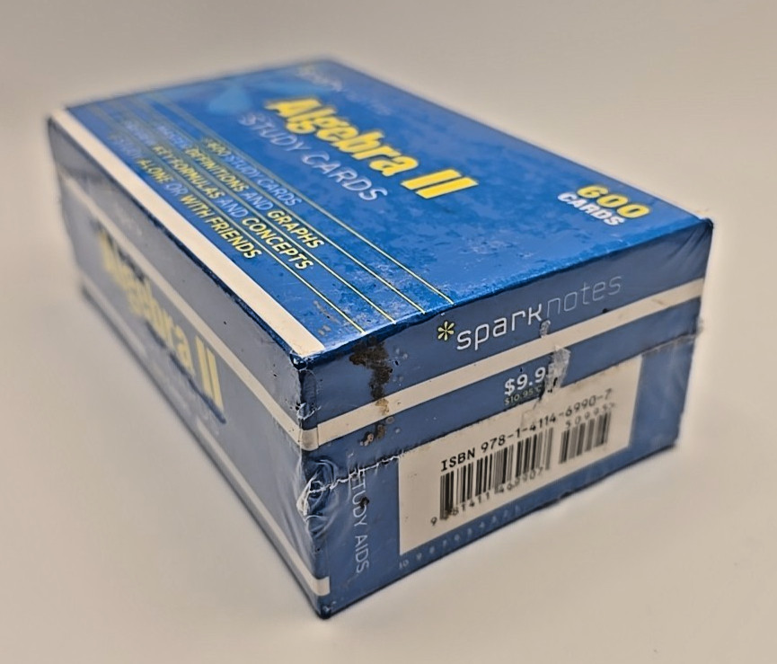 Algebra II SparkNotes Study Cards – Cards By SparkNotes – EUC