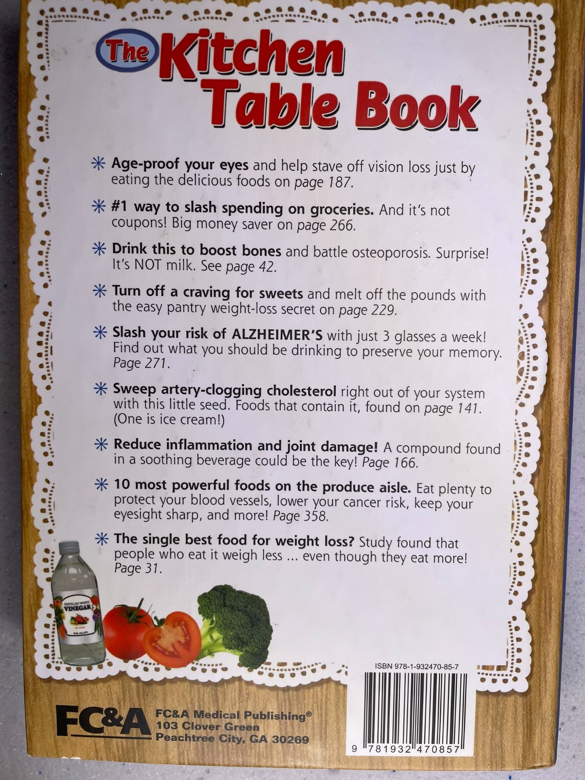 The Kitchen Table Book – Hardcover 1400+ Kitchen Cures & Pantry Potions