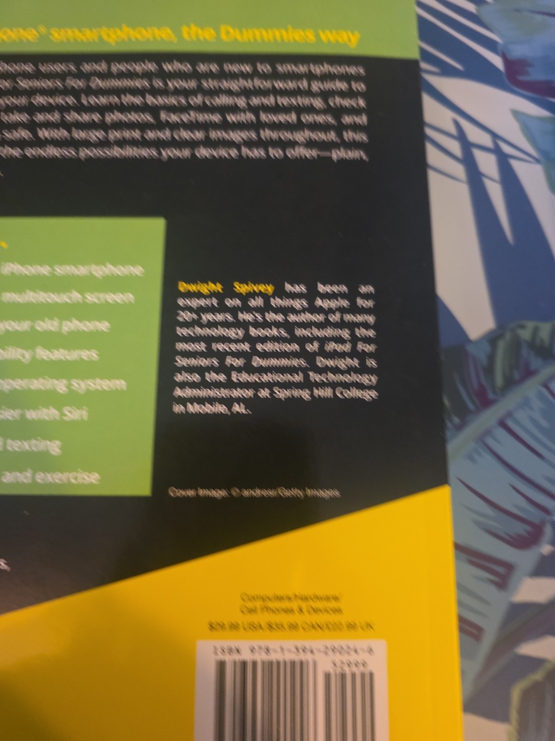 iPhone For Seniors For Dummies, 2025 Edition Paperback Dwight Spi