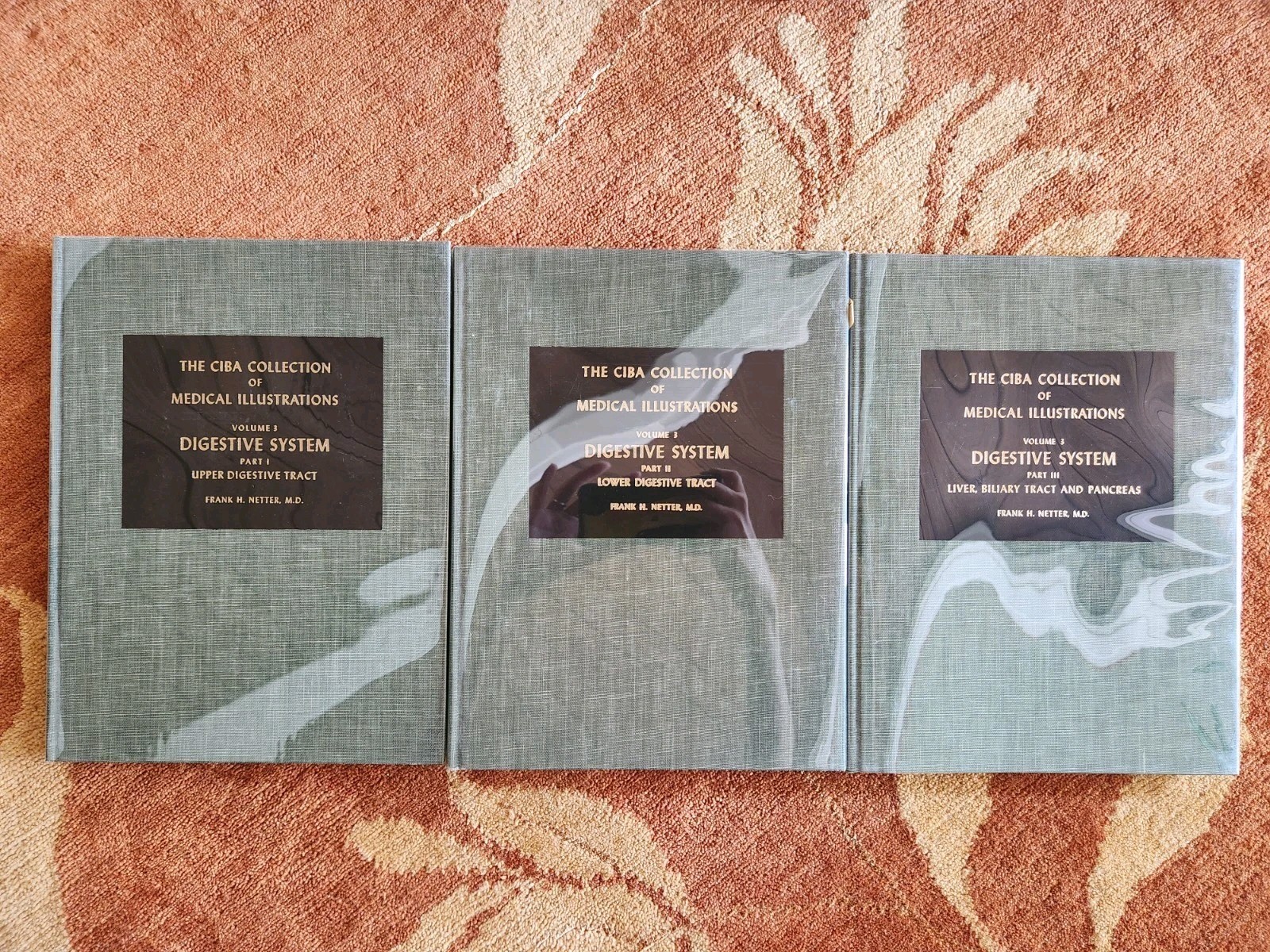 The CIBA Collection of Medical Illustrations Box Set, 9 books, 7 volumes, Netter
