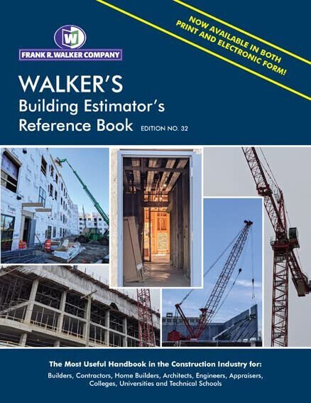 Walker’s Building Estimator’s Reference Book, 32nd Edition by Frank Walker
