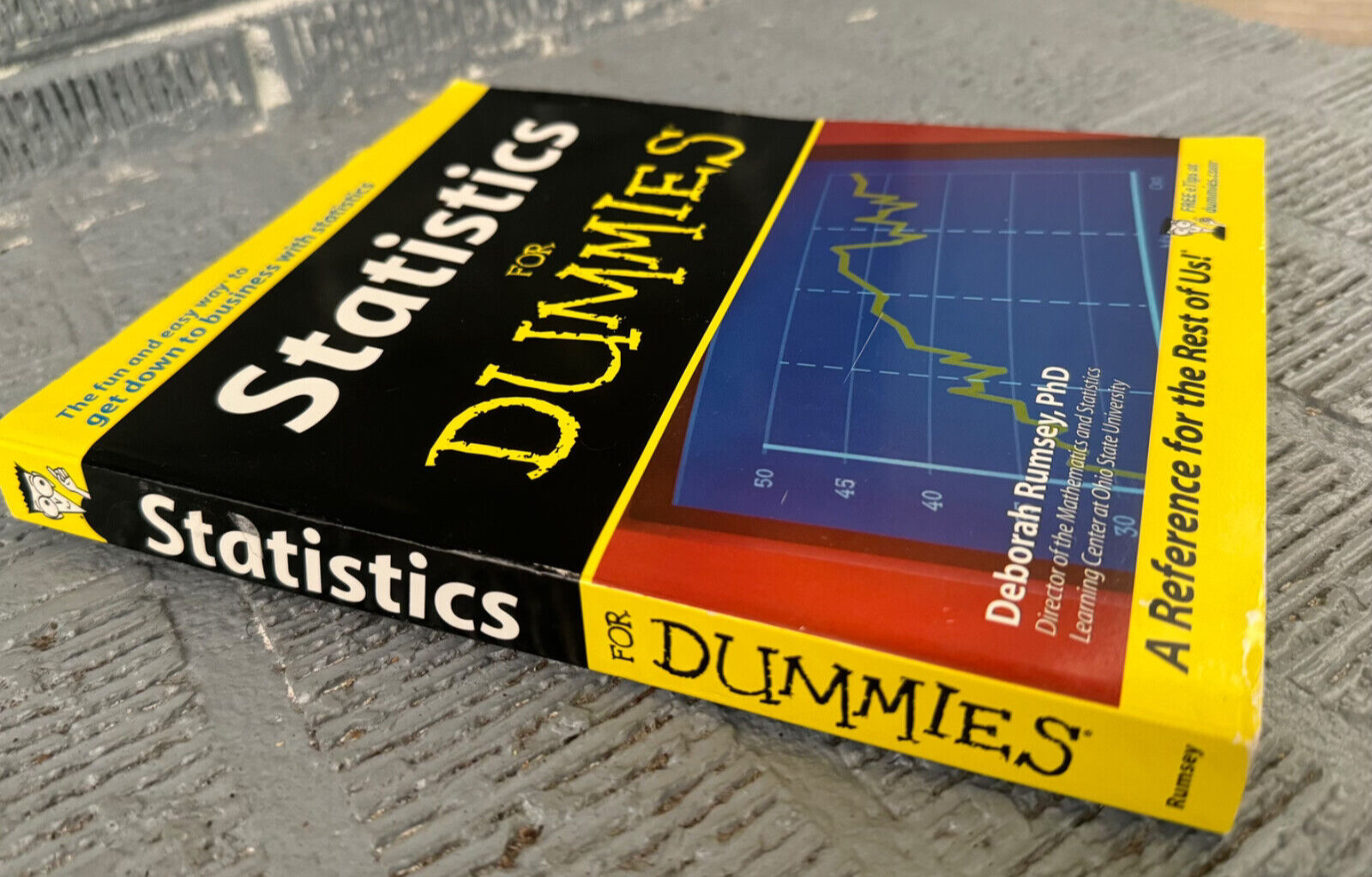Statistics for Dummies by Deborah J. Rumsey (2003, Trade Paperback)