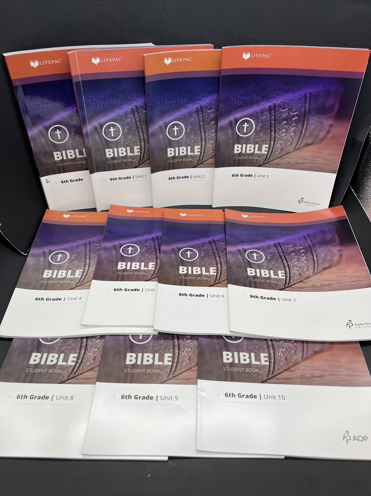 LIFEPAC Bible 6th Grade 10 Student Books & Teacher’s Guide AOP READ**