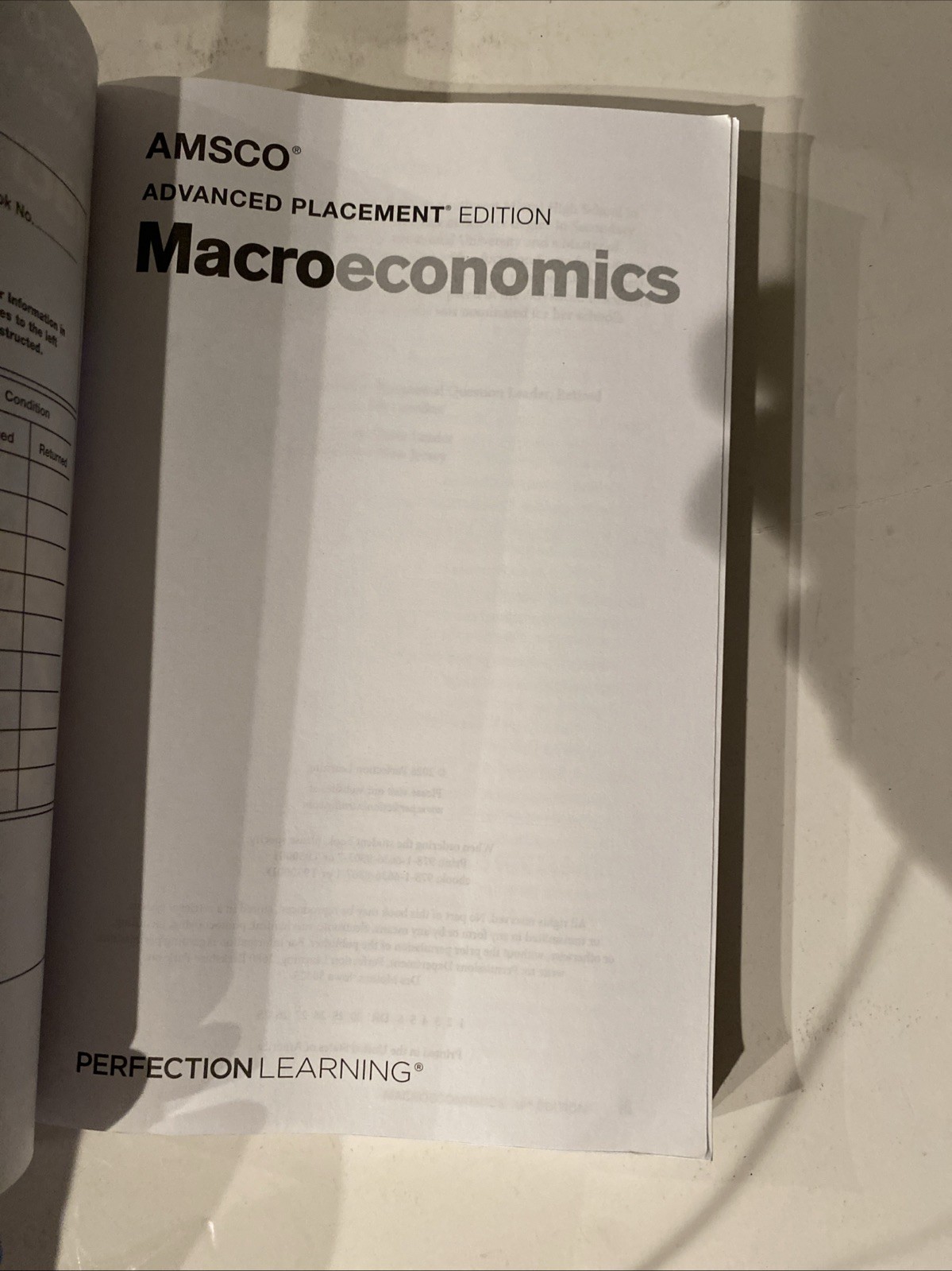 AMSCO Macroeconomics AP Edition