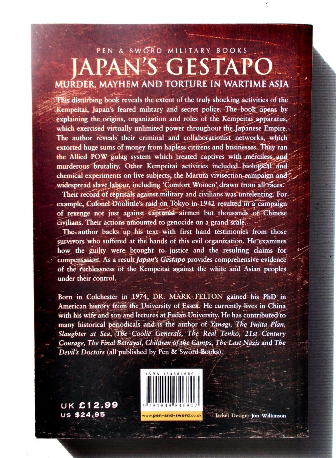 Japan”s Gestapo. Paperback. Free Postage.