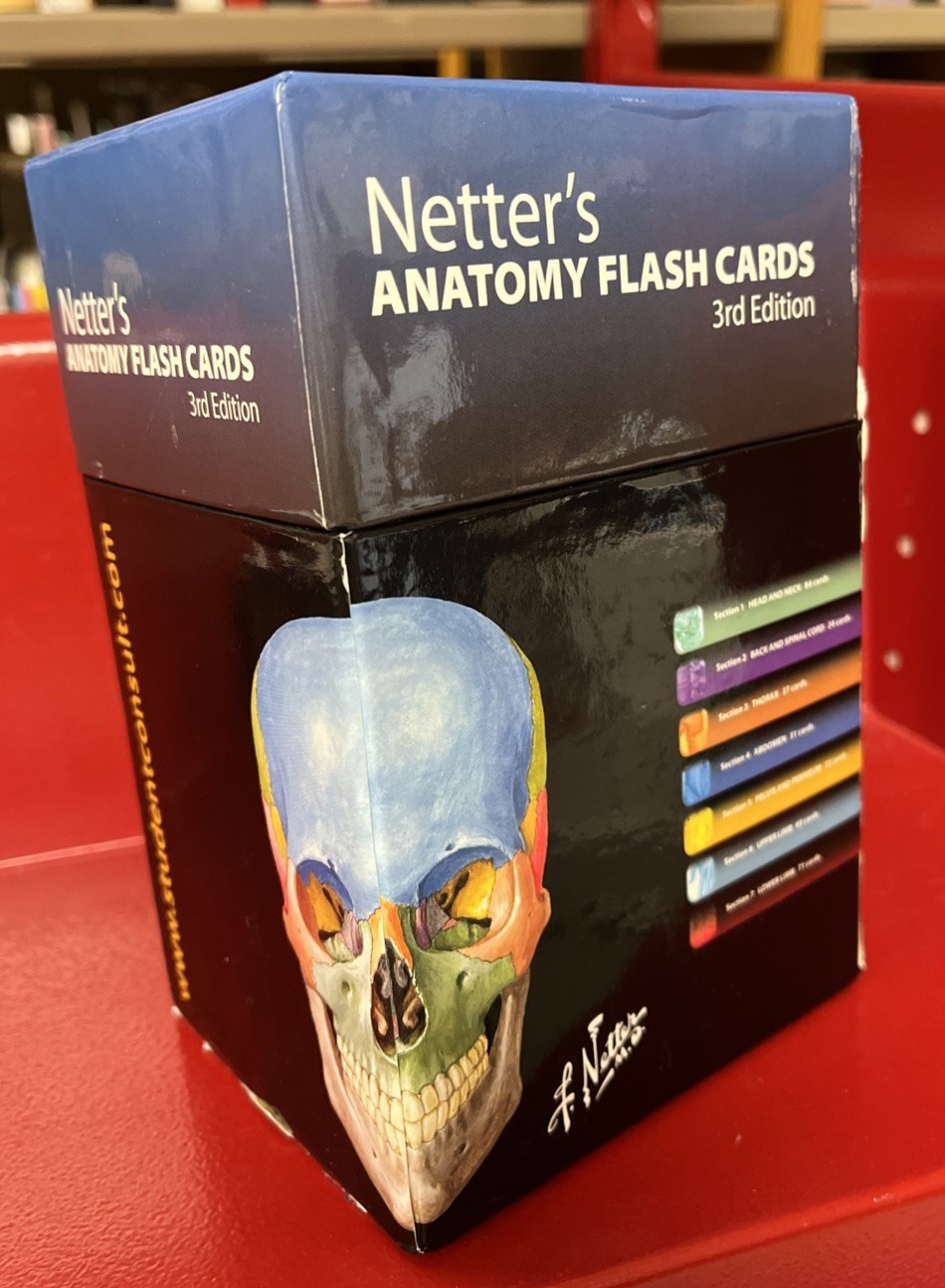 Netter’s Anatomy Flash Cards: with – Cards, by John T. Hansen 3rd Edition