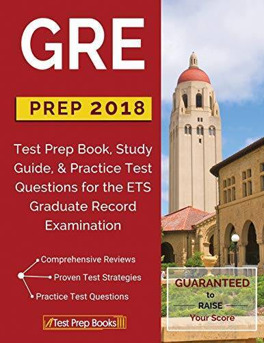 GRE Prep 2018: Test Prep Book, Study Guide, & Practice Test Question – VERY GOOD