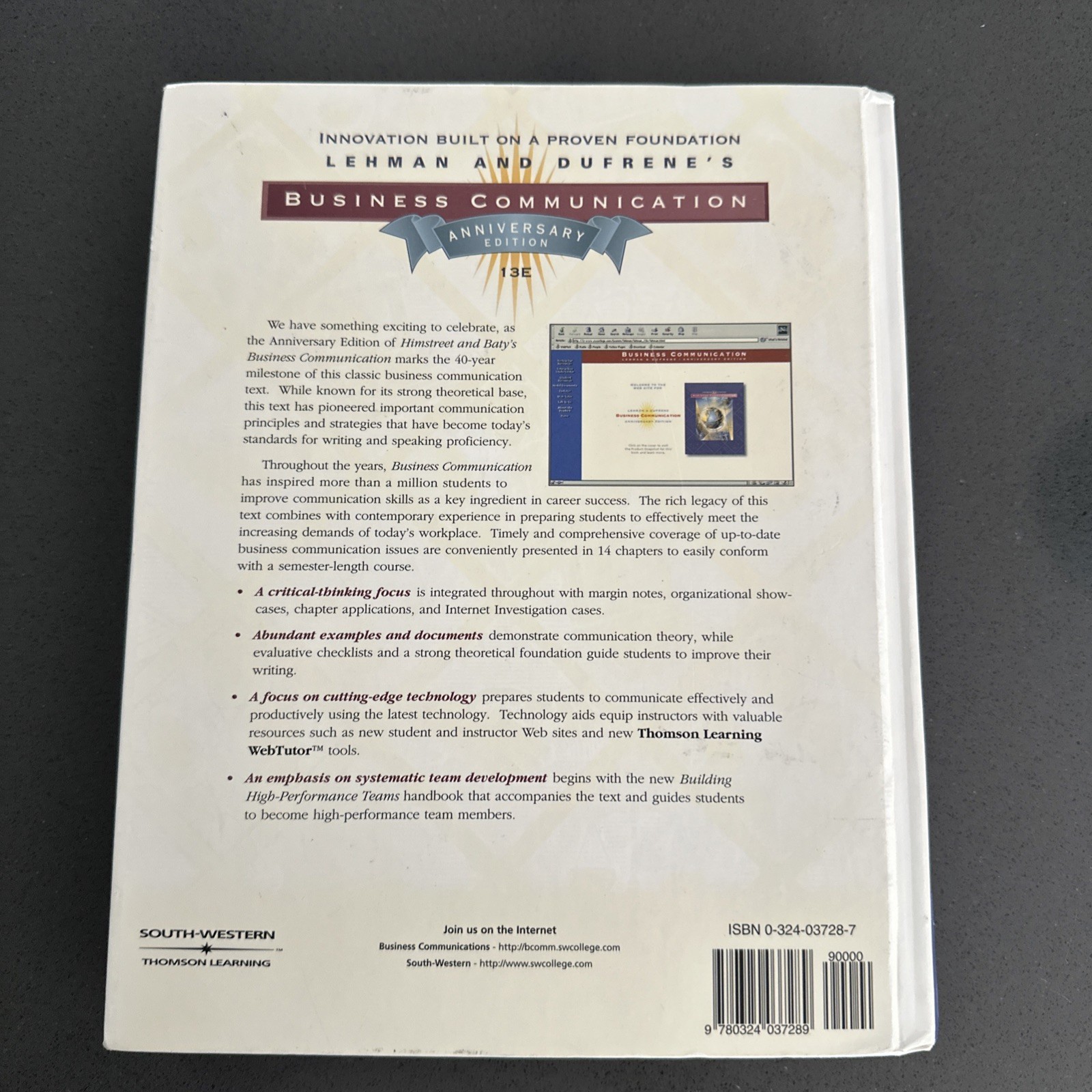 Business Communication, Anniversary Edition, Lehman, Carol M.,DuFrene, Debbie D.