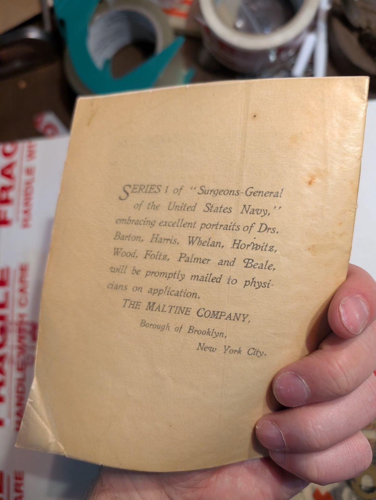 Set Of 4 Surgeons General United States Army 1800s Booklets