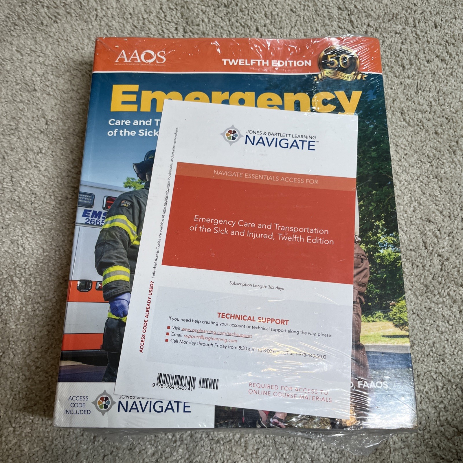 NEW AAOS Emergency Care And Transportation Of The Sick And Injured, 12th Edition