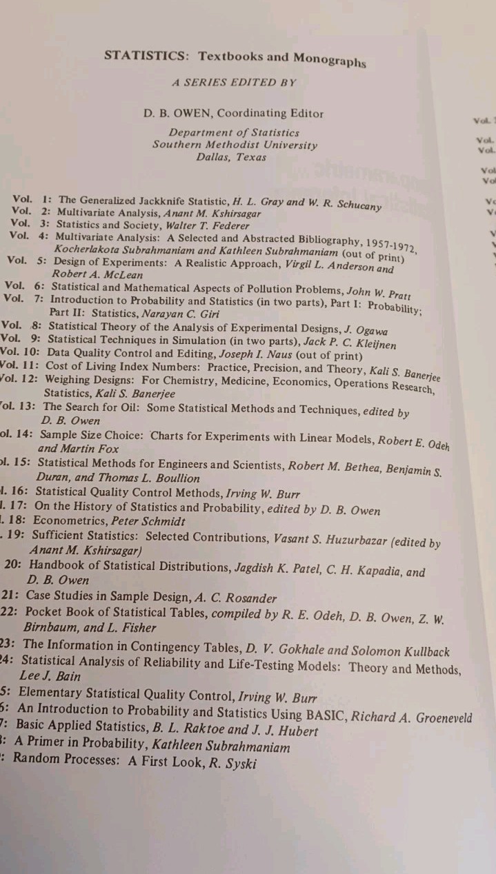 Nonparametric Statistical Inference Second Edition by Gibbons – Hardcover