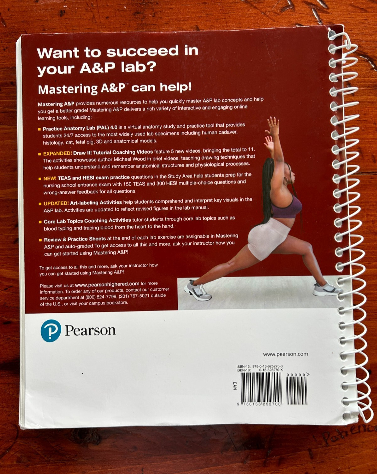 Lab Manual For Anatomy and Physiology featuring Martini Art, by Wood, Michael G.