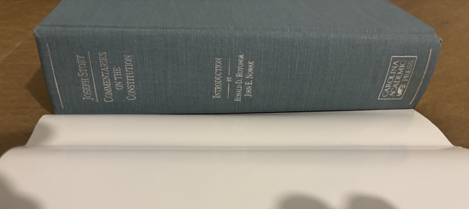 Joseph Story Commentaries On The Constitution 1987 Carolina Academic Press HC DJ