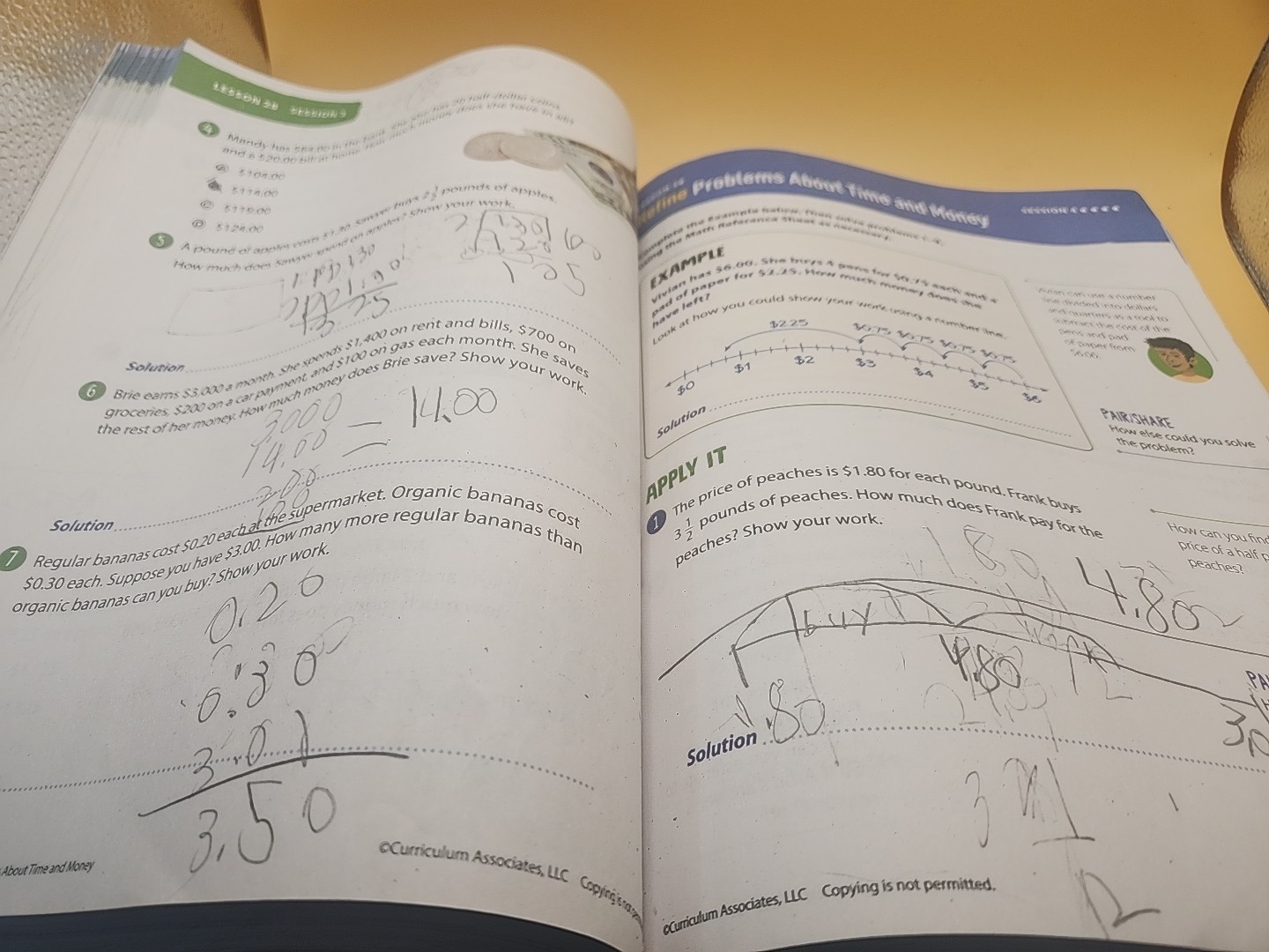 I-Ready Classroom Mathematics Grade 4 Vol 2 Curriculum Associates Min Writing