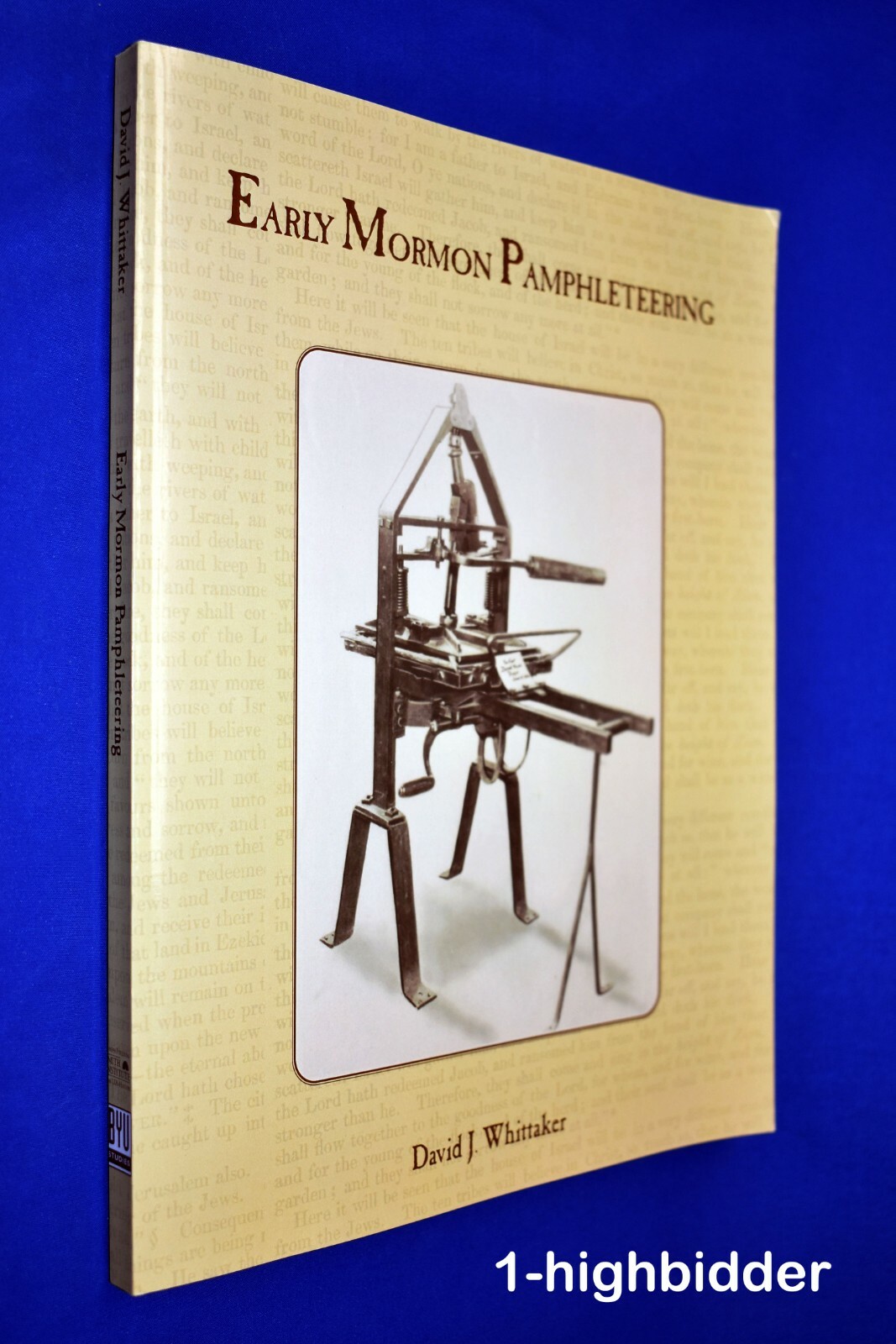 Early Mormon Pamphleteering David Whittaker LDS History Booklet 1836-1860 NICE!