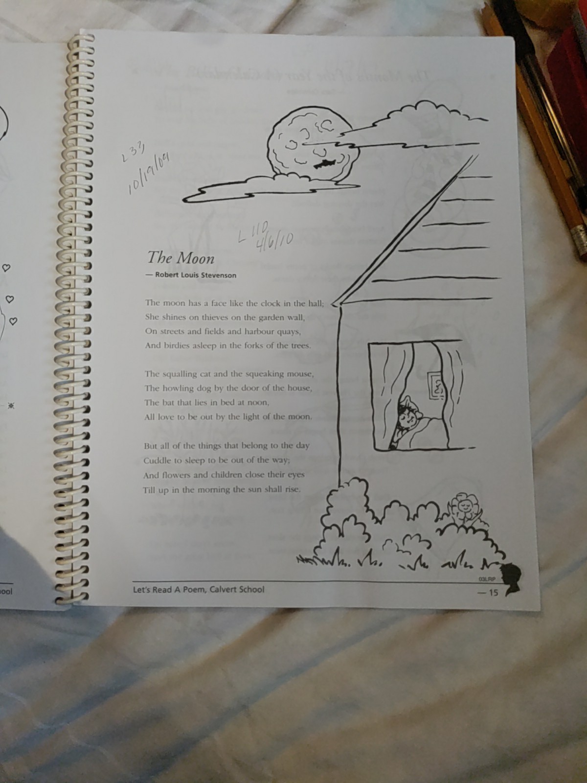 Calvert Homeschool Education: Let’s Read A Poem 3rd Grade Student Book 2009 Fair