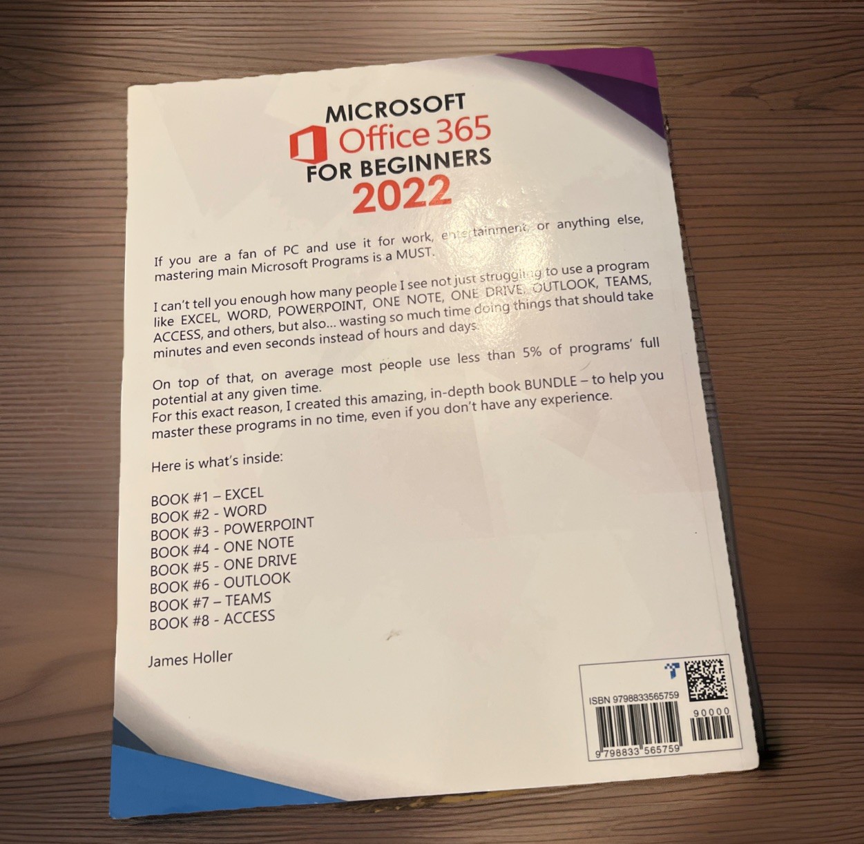 Microsoft Office 365 For Beginners 8 in 1 Book Guide Excel Word Office 2022
