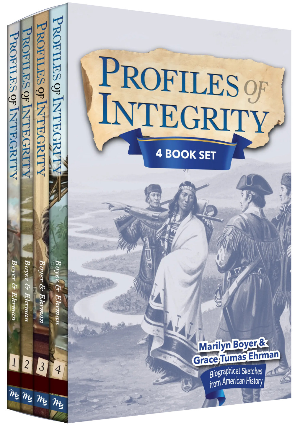 New Master Books PROFILES OF INTEGRITY Boxed Set American Historical Biographies