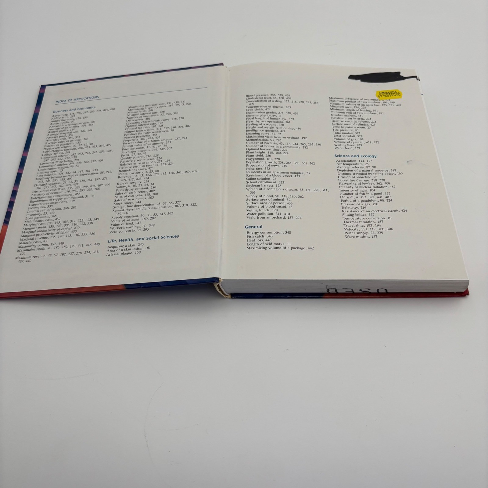 John Wiley Applied Calculus Brief Textbook Adult OS Multicolor Good Hardcover