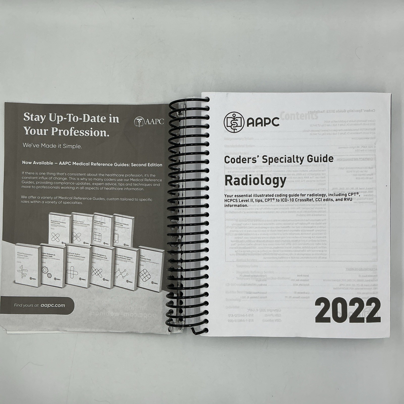 AAPC Coder Specialty Guide Radiology 2022 -Spiral Bound- American Medical Assoc