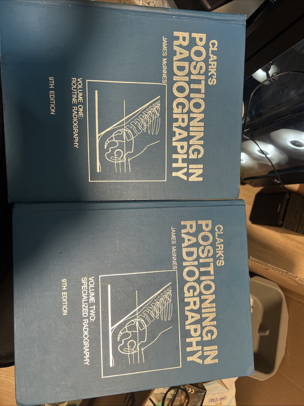 Clark’s Positioning in Radiography Volumes 1 and 2. 9th Edition HC 1973