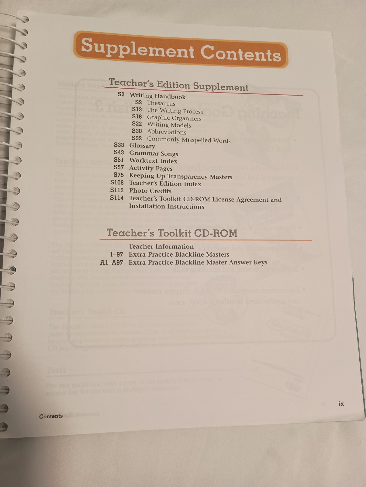 BJU Press English 3 Writing & Grammar Teachers Edition w/Teachers Toolkit CD-rom