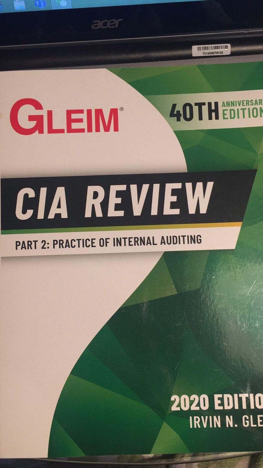 Gleim CIA Review Part 2: Practice of Internal Auditing 2020 Edition