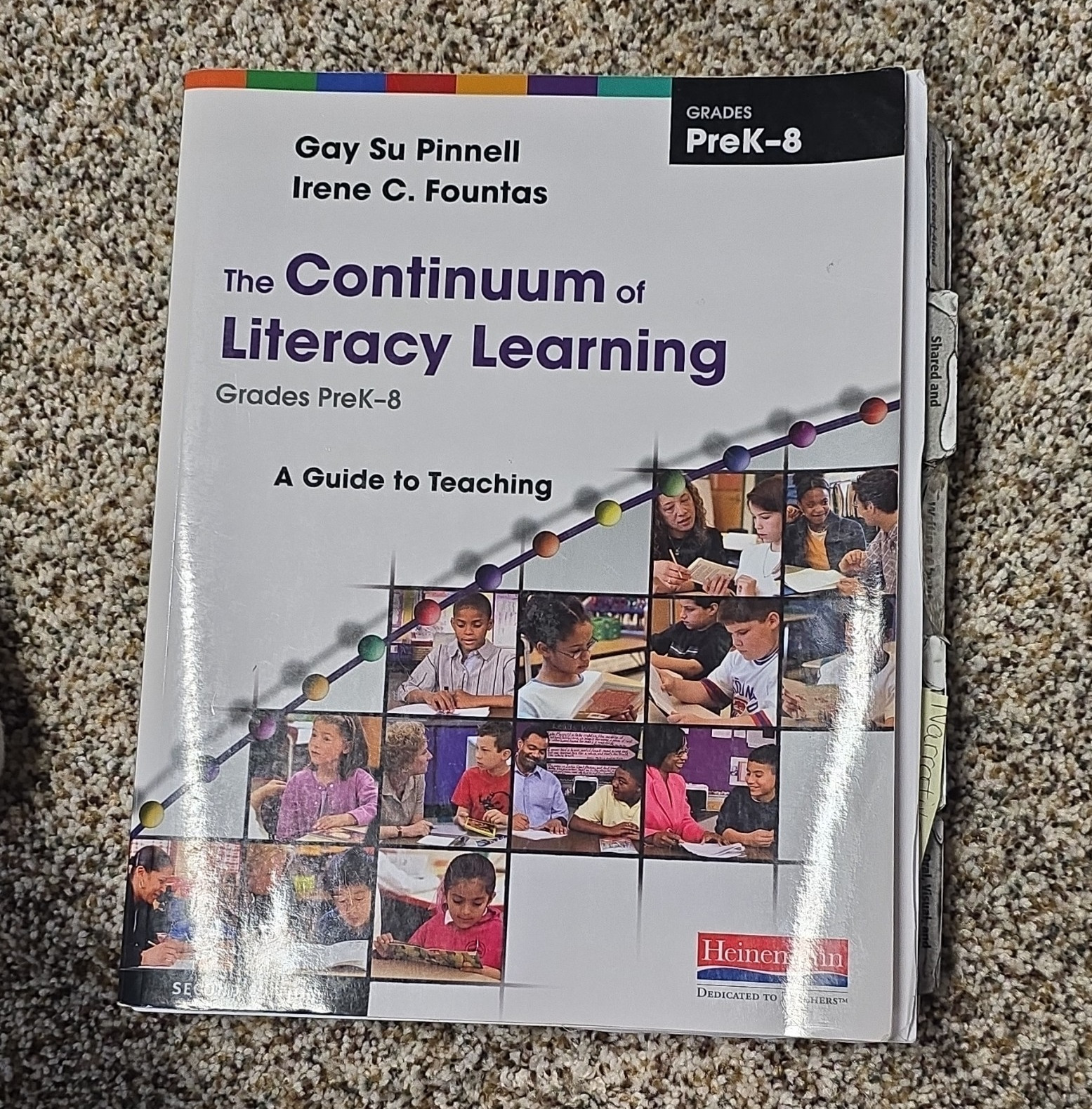 The Continuum of Literacy Learning PreK-8 2nd Ed Fountas Pinnell PB