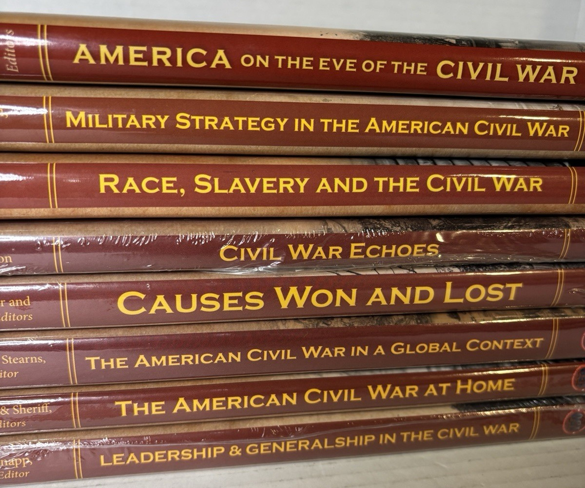 Rare SET OF 8 Books w/ CIVIL WAR ECHOES, VOICES FROM VIRGINIA 1860-1891 (New)