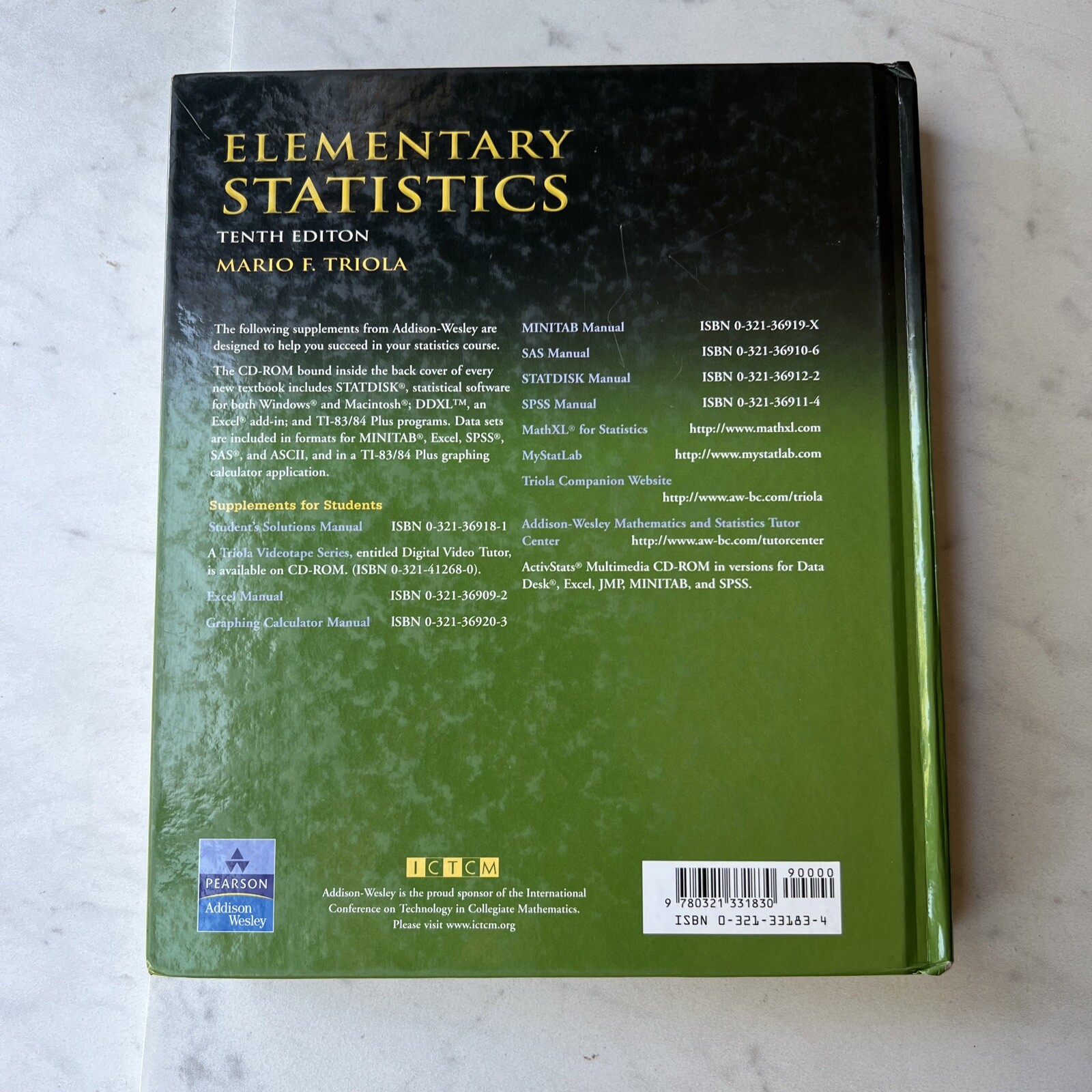 MyStatLab Ser.: Elementary Statistics by Mario F. Triola (2006, CD-ROM /…