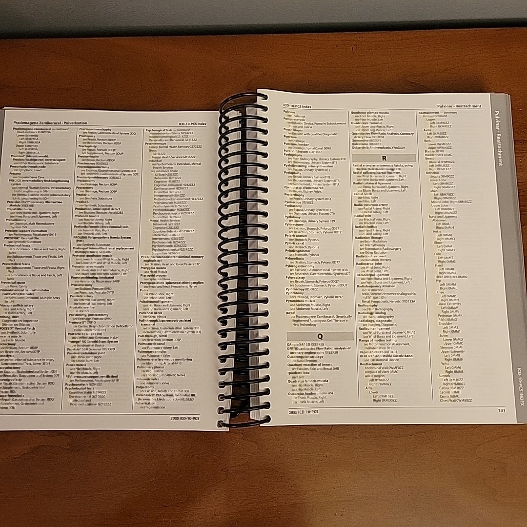 AAPC ICD-10-PCS EXPERT 2025 SPIRAL Inpatient Procedure Codes & Facilities