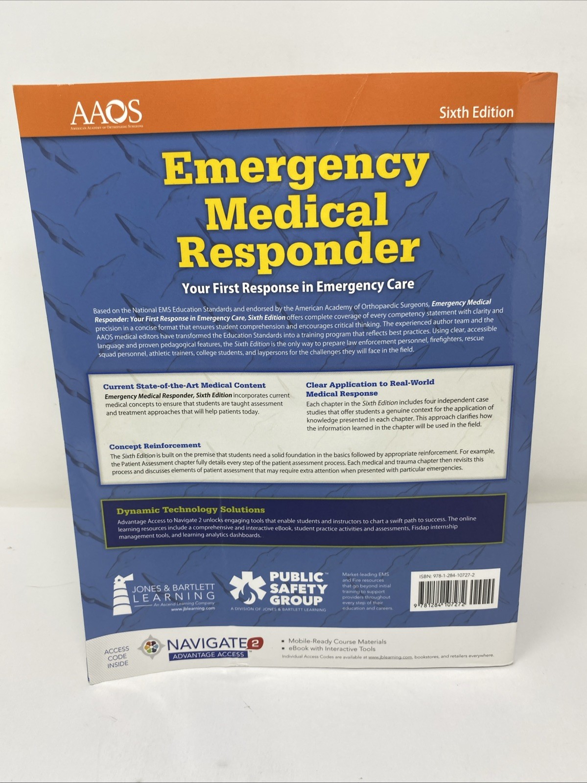 Emergency Medical Responder 6th Ed 2018 AAOS Andrew Pollak w/ Unused Access Code